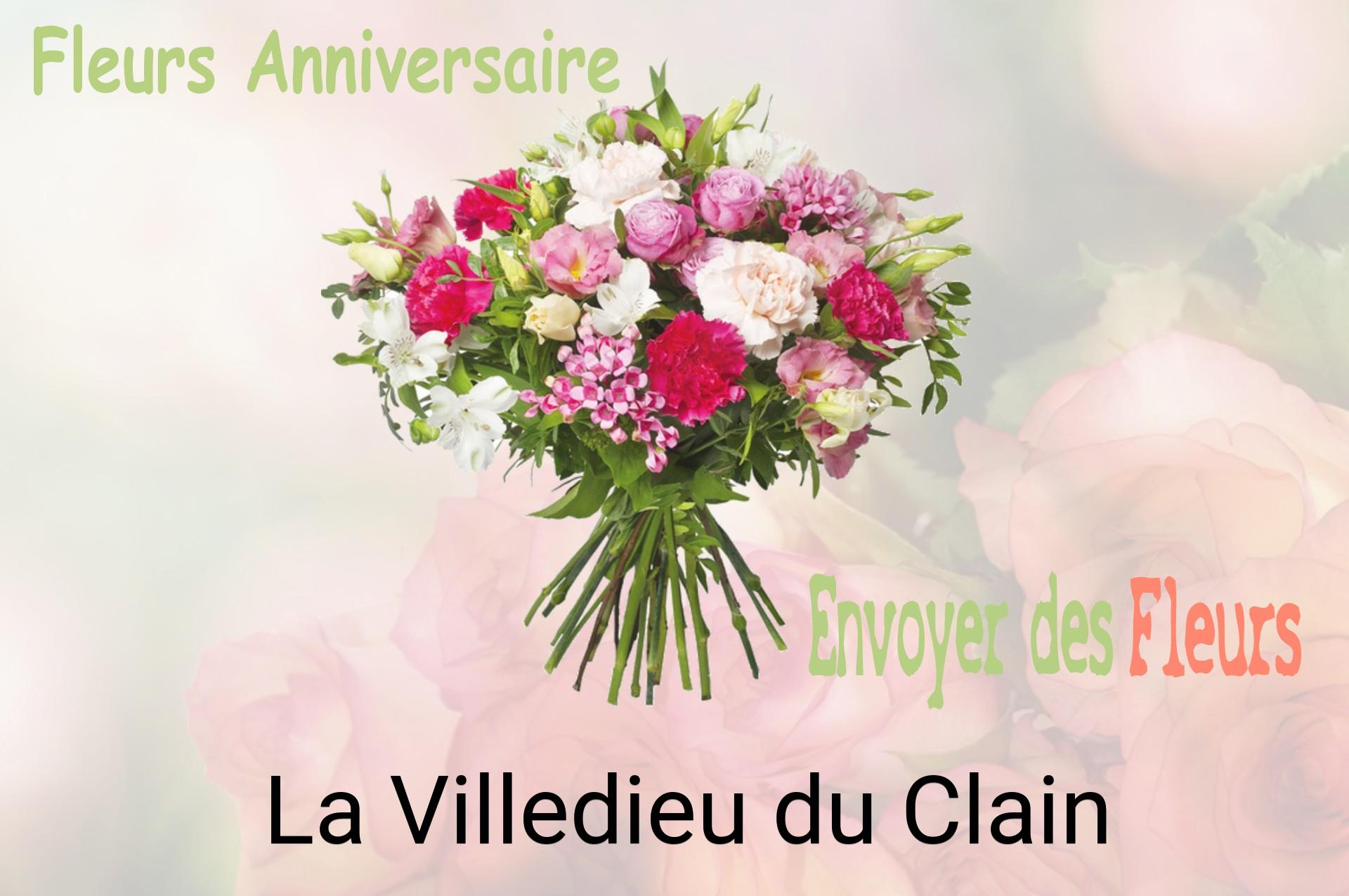 Bouquet de fleurs d’anniversaire livré à La Villedieu-du-Clain